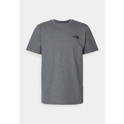 Abbildung von The North Face Simple DOME TEE Tshirt basic, Herren, Größe: XS, Medium grey heather