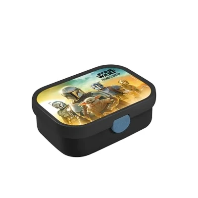 Abbildung von Mepal Lunchbox Campus Bento für Kinder Brotdose mit Fach &amp; Gabel Meal Prep Box Clip Verschluss BPA frei Spülmaschinenfest 750 ml Star Wars
