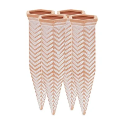 Abbildung von Relaxdays Tonkegel Bewässerung, 4er Set, Gießkegel für 1,5 l PET Flaschen, Zimmerpflanzen &amp; Balkonkästen, terrakotta