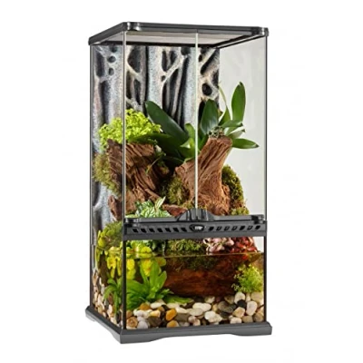 Abbildung von Exo Terra Terrarium aus Glas, mit einzigartiger Front Belüftung, 30 x 60cm, auch als Paludarium nutzbar