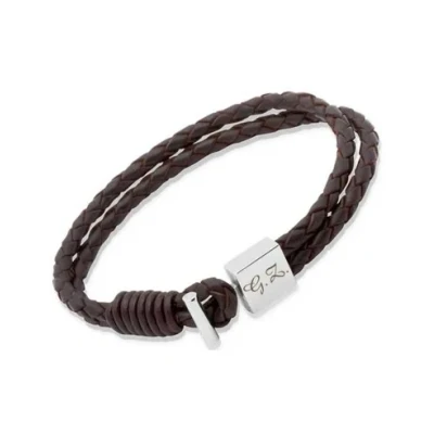 Abbildung von Doppelreihiges Lederarmband dunkelbraun Armbänder