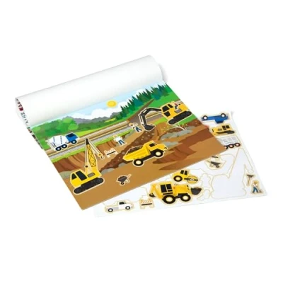 Abbildung von Melissa &amp; Doug Wiederverwendbare Stickerbücher Autos Fahrzeuge Reiseaktivitäten für Kleinkinder Sticker ideal unterwegs im Auto oder Flugzeug Kinderbücher Alter 3 4 Jahre