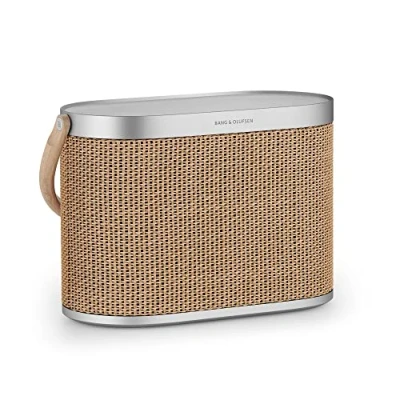 Abbildung von Bang &amp; Olufsen Beosound A5 Loud Wireless Home and Portable Bluetooth 360 Speaker with USB C Cable Integrated Qi Charging Pad Nordic Weave