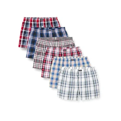 Abbildung von Lower East Herren Le150 Boxershorts, Kariert, XXL EU