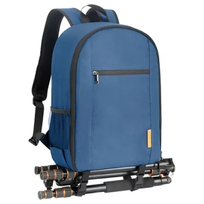 Abbildung von TARION Kamerarucksack Klein Fotorucksack Kameratasche: Kamera Rucksack Kompakt Kamerarucksäcke Leicht Foto Rucksäcke Spiegelreflex mit Wasserdicht Regenschutz für Spiegelreflexkameras(TB M,Blau)