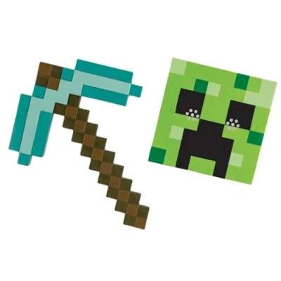 Abbildung von Disguise Boy&#039;s Pickaxe and Mask Sword, Diamond, Einheitsgröße
