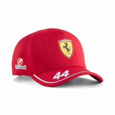 Abbildung von PUMA Scuderia Ferrari F1 2025 Lewis Hamilton Kappe Rot Einheitsgröße