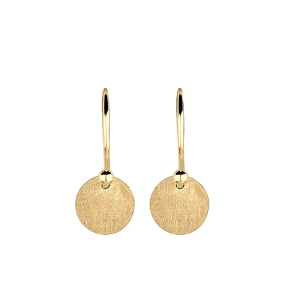 Abbildung von Elli Basic Design Ohrringe goldcoloured, Damen, Größe: One Size, Gold coloured