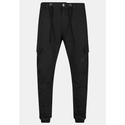 Abbildung von Urban Classics Cargo Jogging Pants Cargohose, Herren, Größe: XXL, Black