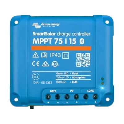 Abbildung von Victron Energy SmartSolar MPPT 75V 15 Amp 12/24 Volt Solar Laderegler (Bluetooth)