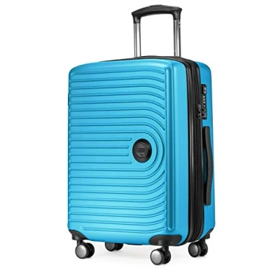Abbildung von HAUPTSTADTKOFFER Mitte Handgepäck 55x40x23, TSA, 4 Rollen, Reisekoffer, Hartschalenkoffer, Rollkoffer, Handgepäckkoffer, Bordgepäck Koffer, Cyanblau