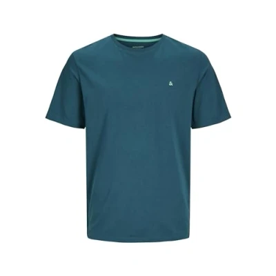 Abbildung von JACK &amp; JONES Herren Jjepaulos Tee Crew Neck Noos T Shirt, Deep Teal, XS EU
