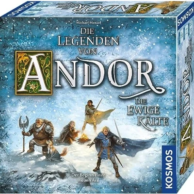 Abbildung von KOSMOS 683351 Die Legenden von Andor ewige Kälte, Eigenständiges Spiel zum preisgekrönten Abenteuer „Die Andor, kooperatives Fantasy Brettspiel ab 10 Jahren