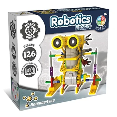 Abbildung von Science4you Robotik Betabot, EIN Roboter Bausatz mit 126 Stücke Selber Bauen Dieser Elektronik Baukasten, Lernspiel UNT Konstruktionsspielzeug fur Kinder ab 8 Jahre