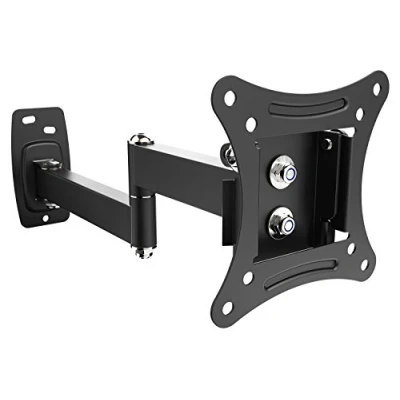 Abbildung von RICOO PC Monitor Wandhalterung Schwenkbar Neigbar für 13 29 Zoll, Halterung Wand S1211, Monitorhalterung, Bildschirmhalterung, Bildschirm 27 VESA 75 x 75, 100x100 mm