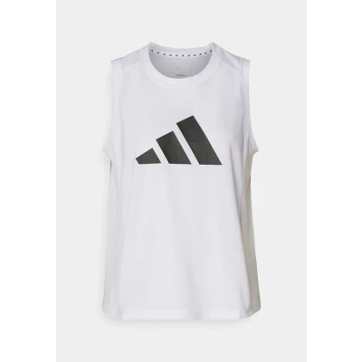 Abbildung von adidas Performance LOGO Top, Damen, Größe: Small, White/black