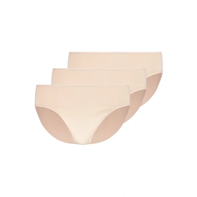 Abbildung von Schiesser Essentials 3 PACK Slip, Damen, Größe: 38, Nude