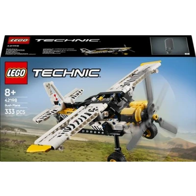 Abbildung von LEGO Technic Propellerflugzeug, Baubares Flugzeug Spielzeug für Kinder, Geschenk Jungen und Mädchen ab 8 Jahren, Modellflugzeug mit drehendem Propeller 4 Zylinderkolbenmotor 42198