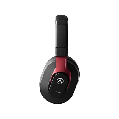 Abbildung von Austrian Audio Hi X25BT Bluetooth Kopfhörer, professionelle Studio Kopfhörer (ohrumschliessend, Memory Foam Ohrpolster, Touch Control, Akku: 30 Std., USB C und Klinken Anschluss), Schwarz/Rot