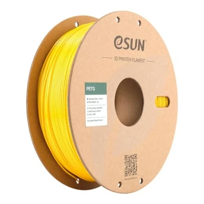 Abbildung von eSUN PETG Filament 1.75mm, 3D Drucker PETG, Maßgenauigkeit +/ 0.05mm, 1kg Spule (2.2 LBS) Druck für Drucker, Solide Gelb