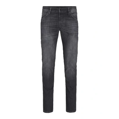 Abbildung von Jack &amp; Jones Jjiglenn Jjfox Jeans Slim Fit Black denim, Herren, Größe: 32x34, denim