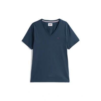 Abbildung von Tommy Jeans Tshirt basic, Herren, Größe: XL, Black iris