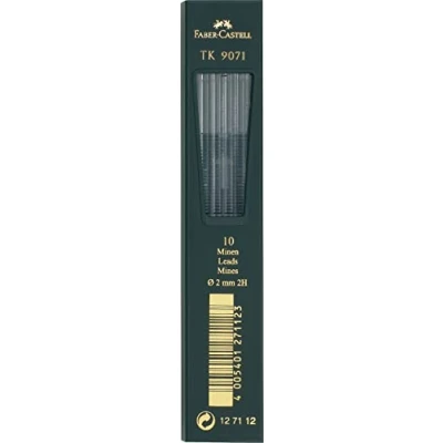 Abbildung von FABER CASTELL 127112 10 Fallminen TK 9071, Minenstärke: 2,0 mm, Härtegrad: 2H