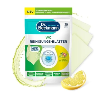 Abbildung von Dr. Beckmann WC Reinigungs Blätter CITRUS SENSATION 20