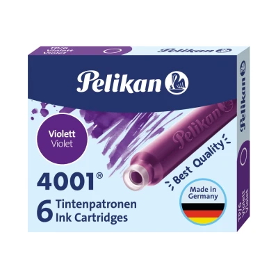 Abbildung von Pelikan Tintenpatronen violett, 4001