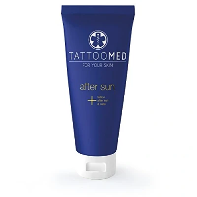 Abbildung von TattooMed Tattoo Pflege für tätowierte Haut After Sun 100ml Sun, Farbschutz Tattoos,Tattoo &amp; Creme