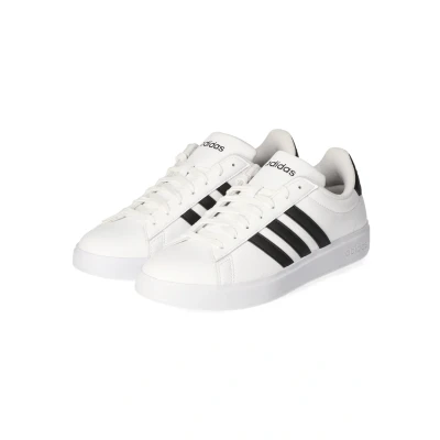 Abbildung von adidas Originals SCHNÜRHALB Grand Court Sneaker low, Damen, Größe: 36.5, Ftwr white Leder und textil