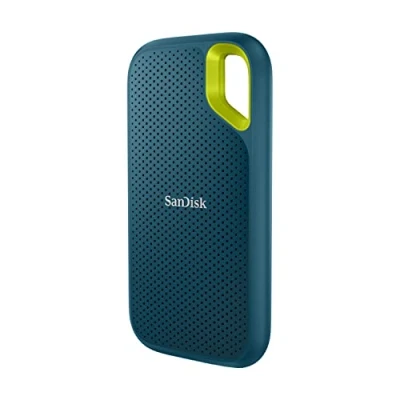 Abbildung von SanDisk Extreme Portable SSD 4 TB (tragbare NVMe SSD, USB C, bis zu 1.050 MB/s Lesegeschwindigkeit und 1.000 Schreibgeschwindigkeit, wasser staubbeständig) Monterey