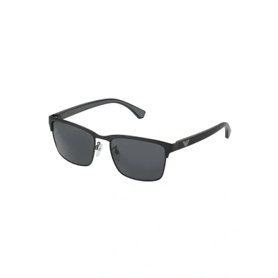 Abbildung von Emporio Armani Sonnenbrille, Herren, Größe: 56, Matte black
