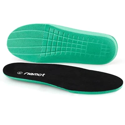Abbildung von Riemot Komfort Einlegesohlen Ersatz Schuheinlagen Herren Damen für Arbeit Stiefel Laufschuhe Sneaker Kissen Schuh Sohlen Schockabsorbierend Fuß Schmerzlinderung Innensohlen