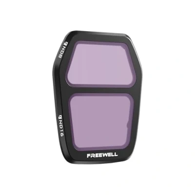 Abbildung von Freewell Air 3S Split ND8/ND16 Filter für ausgewogene Belichtung bei Heller bis mittlerer Beleuchtung mit Dual ND Control Luftaufnahmen
