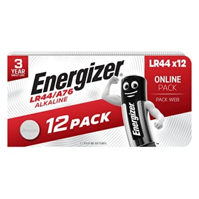 Abbildung von Energizer LR44/A76 Batterien, Alkaline Knopfzelle, 12 Stück Amazon Exklusiv