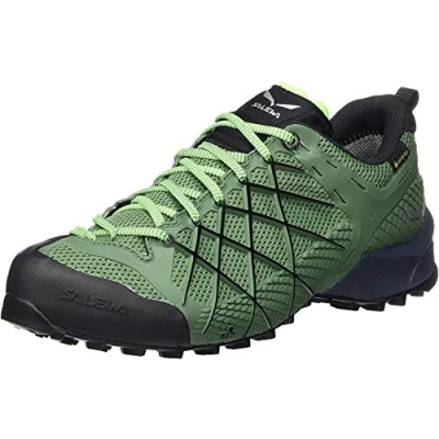 Abbildung von SALEWA MS Wildfire Gore Tex, Scarpe da Trekking Uomo, Blu (Myrtle/Fluo Green), 45 EU