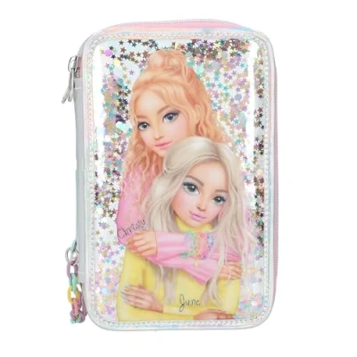 Abbildung von TOPModel 3 Fach Federtasche ELECTRIC inkl. Stifte