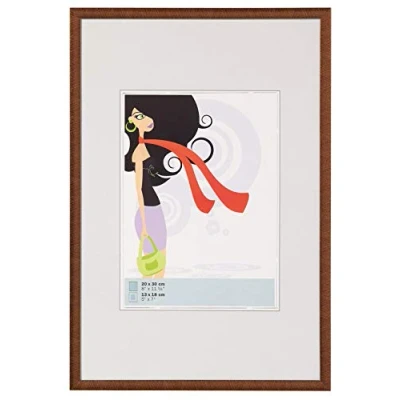 Abbildung von walther design Bilderrahmen bronze 15 x 20 cm New Lifestyle Kunststoffrahmen KV520J