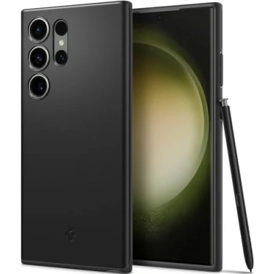 Abbildung von Spigen Thin Fit Hülle Kompatibel mit Samsung Galaxy S23 Ultra 5G Black