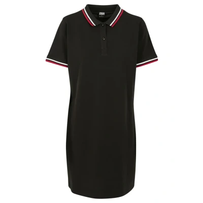 Abbildung von Urban Classics Ladies POLO Dress Freizeitkleid, Damen, Größe: Medium, Black