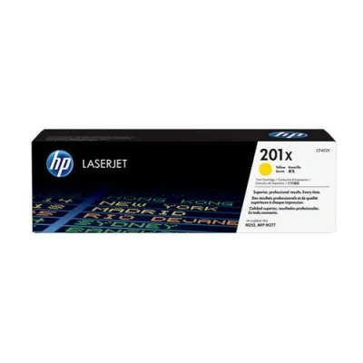 Abbildung von HP 201X (CF402X) Gelb Original Toner mit hoher Reichweite für Color Laserjet Pro M252, M274n, M277, XL