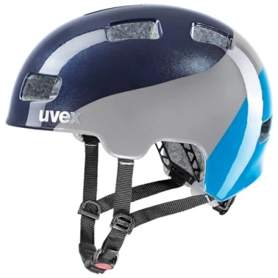 Abbildung von uvex hlmt 4 Leichter Fahrradhelm für Kinder individuelle Größenanpassung waschbare Innenausstattung deep Space Blue 51 55 cm
