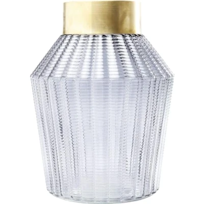 Abbildung von KARE Vase Barfly, grau, Glas, Höhe 30 cm, mundgeblasen