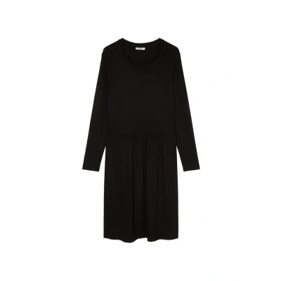 Abbildung von Marc O&#039;Polo Denim Crewneck Jerseykleid, Damen, Größe: Small, Black