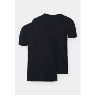 Abbildung von Schiesser Organic Rundhals Original 2PACK Unterhemd/shirt, Herren, Größe: Small, Schwarz