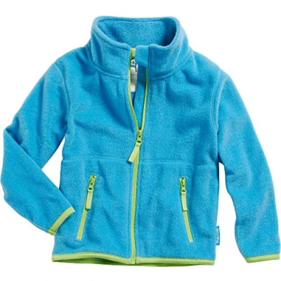 Abbildung von Playshoes Fleece Jacke Unisex Kinder Outdoor Oberteil, aquablau, 86