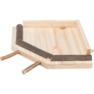 Abbildung von TRIXIE Vogel Käfigzubehör LANDEPLATZ MIT SITZSTANGEN, HOLZ, 19 x cm 51698