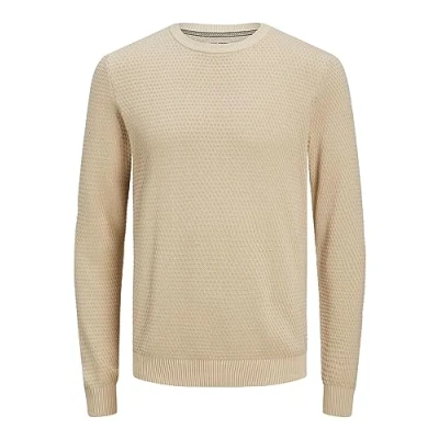 Abbildung von JACK &amp; JONES Male Strickpullover mit Rundhals Einfarbig