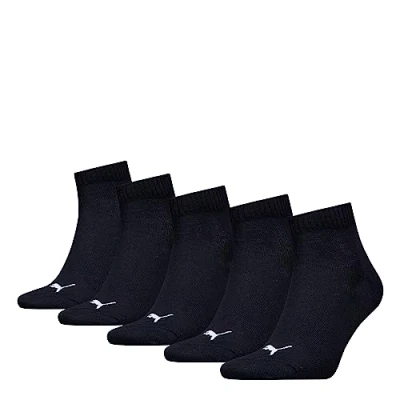 Abbildung von Puma Unisex Plain Sneaker Trainer (5 stuks) Socks, Schwarz, 35 38 EU